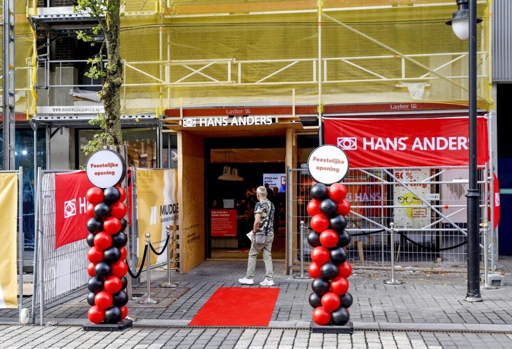 Hans Anders opent nieuwe winkel in binnenstad