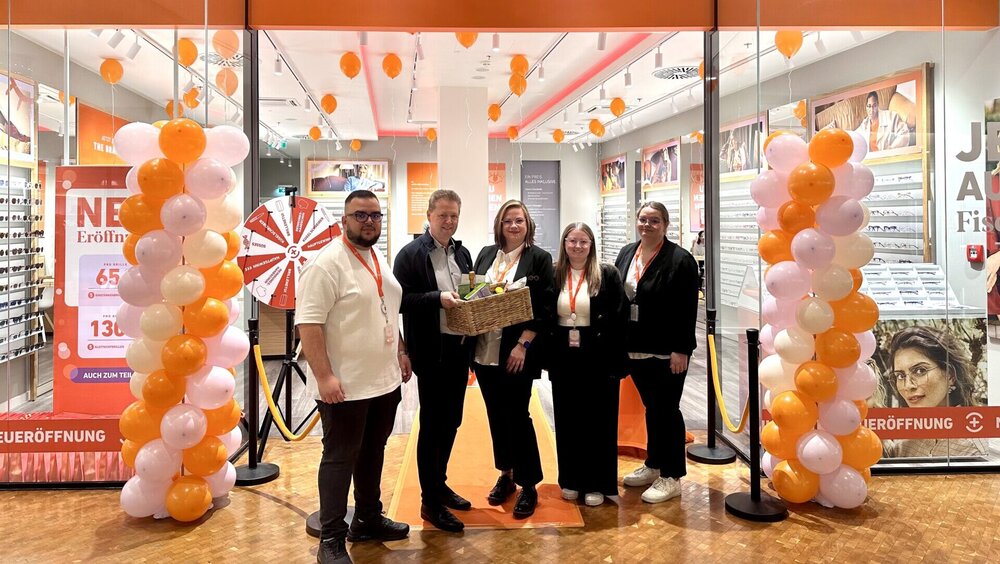Neu im Fischapark: Optik-Kette "eyes + more" eröffnet Filiale