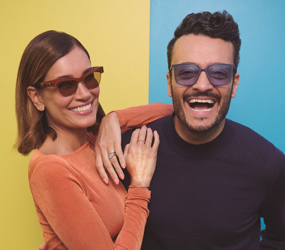 Jana Ina and Giovanni Zarrella are launching their first joint eyewear ...