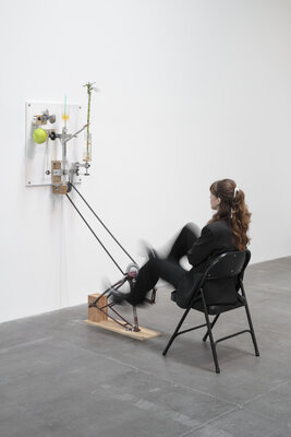 Mika Rottenberg, #33 with Bamboo and Bicycle, 2020, © Mika Rottenberg, Courtesy the artist and Hauser & Wirth, Foto Zak Kelley.jpg