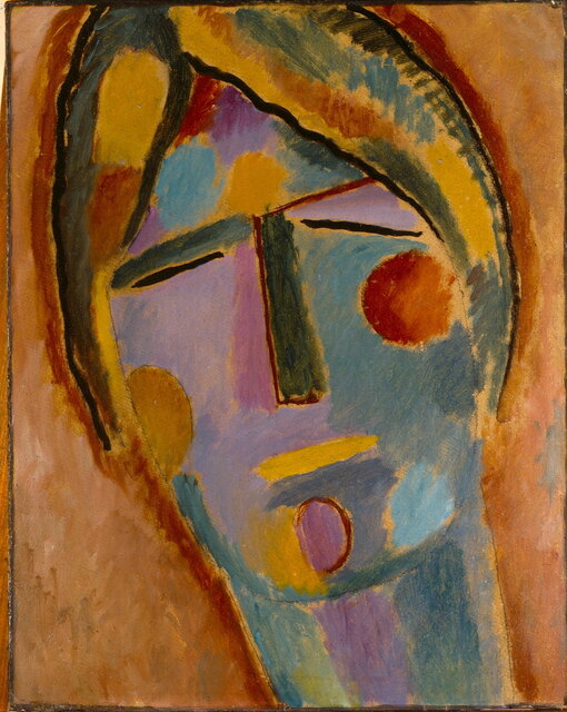 Alexej Jawlensky, Großer Frauenkopf, 1917, Foto Bernd Kirtz