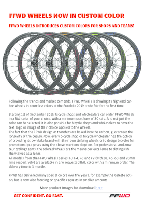 FFWD Wheels Custom Color Options