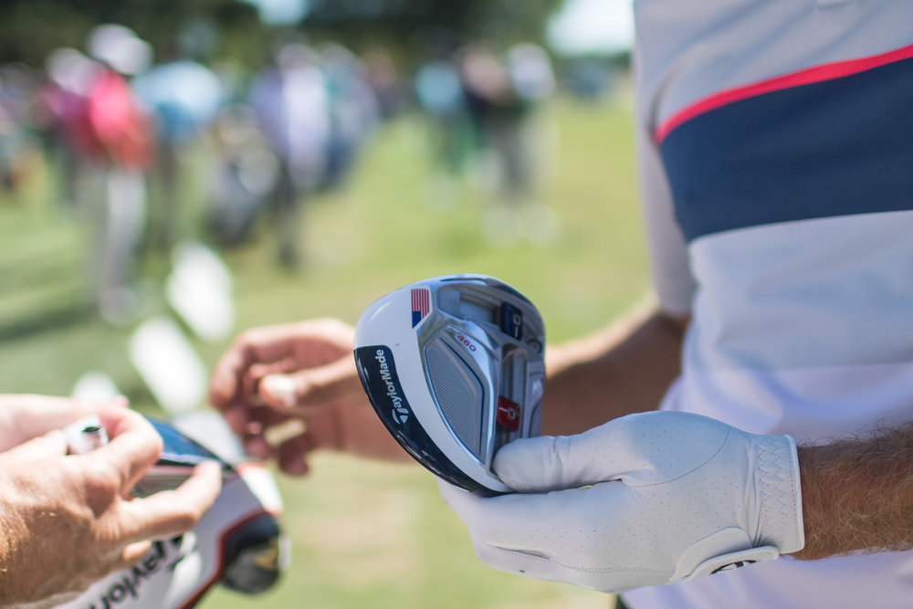 Dustin Johnson Games Red, White & Blue M1 at The Barclays