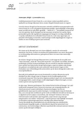 Meer informatie over de inkompoort Freeze Frame 82.2 van Unfold