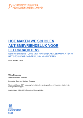 Lees hier de volledige scriptie