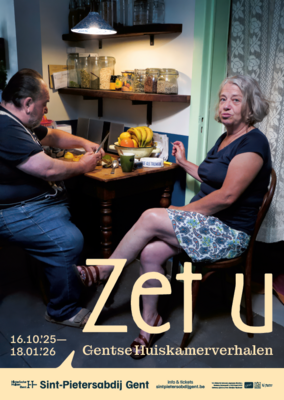 De affiche van de expo.