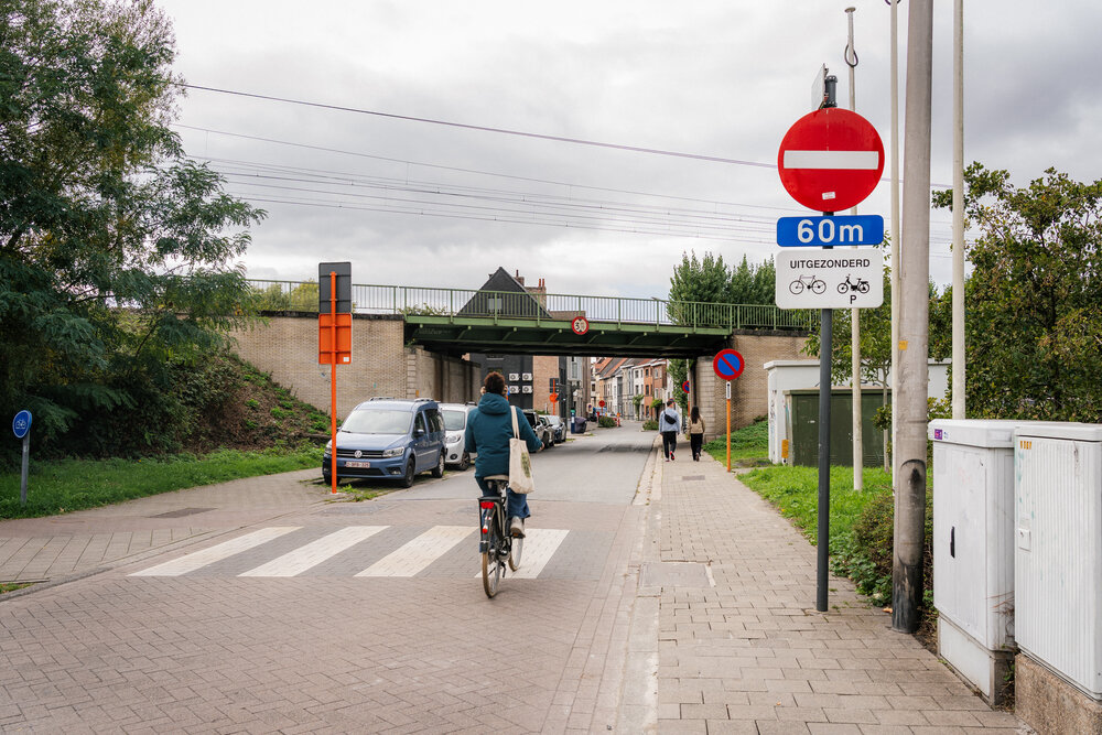Ook een stuk van de Kerkstraat wordt deel van de fietsstraat.