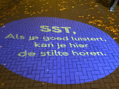 Een van de drie boodschappen.