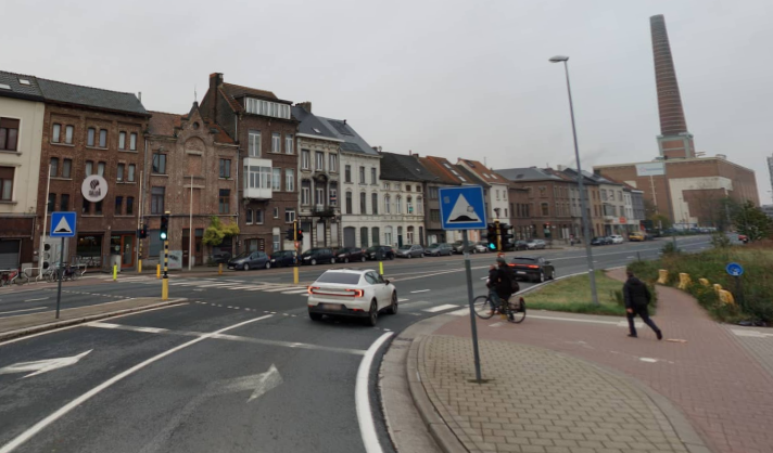 De plek waar een van de nieuwe borden komt.