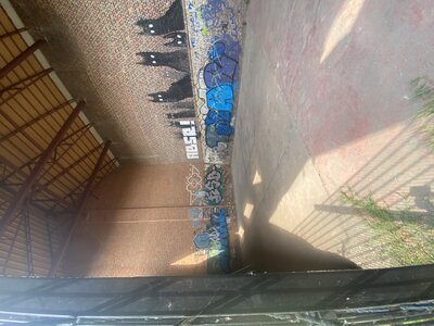 De loods op de FNO-site.