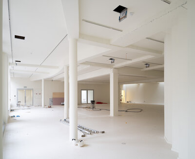 De bestaande, gerenoveerde gebouwen. © Michiel De Cleene