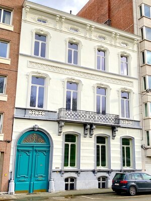 Voorgevel Frère-Orbanlaan 65 na restauratie © Geert Alaerts