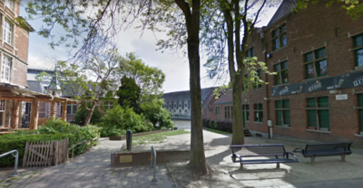 Zo ziet het parkje er nu uit. © Google Maps