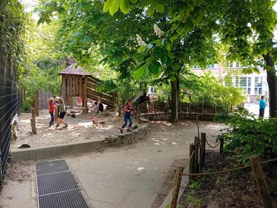 De vernieuwde speelplaats van Het Tandwiel.