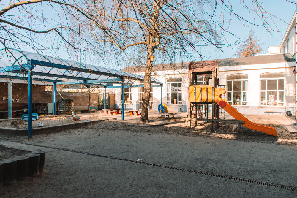 De huidige speelplaats van De Vlieger.