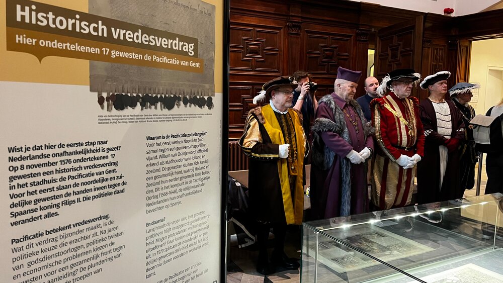 Het startschot voor het herdenkingsjaar werd vandaag gegeven.