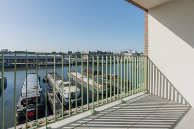De nieuwe betaalbare huurwoningen aan de Oude Dokken. © Martin Corlazzoli