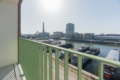 De nieuwe betaalbare huurwoningen aan de Oude Dokken. © Martin Corlazzoli