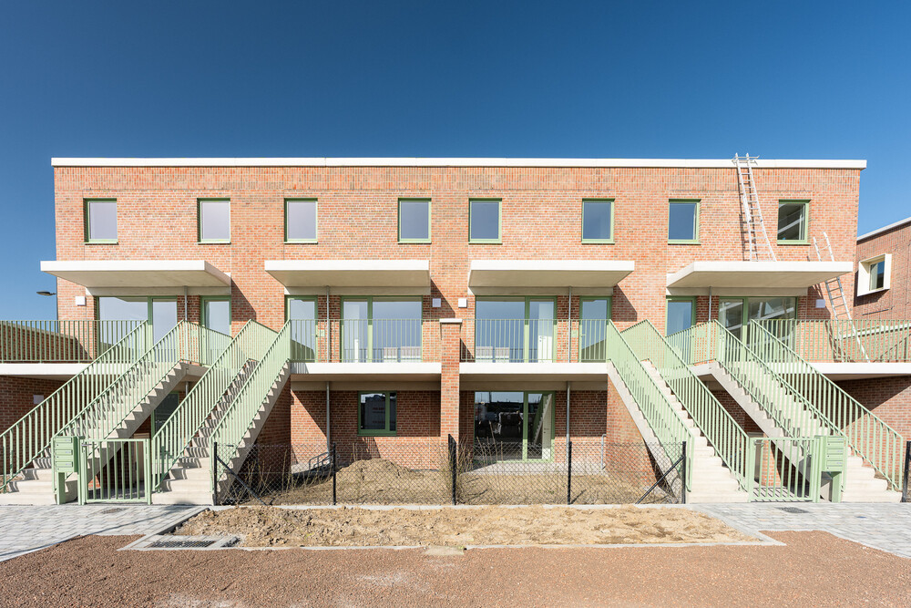 De nieuwe betaalbare huurwoningen aan de Oude Dokken. © Martin Corlazzoli