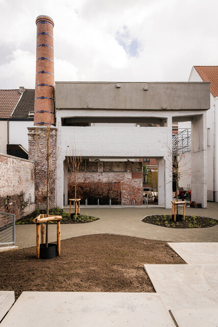 De oude wasserijsite werd grondig gerenoveerd.