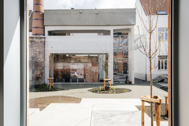 De oude wasserijsite werd grondig gerenoveerd.