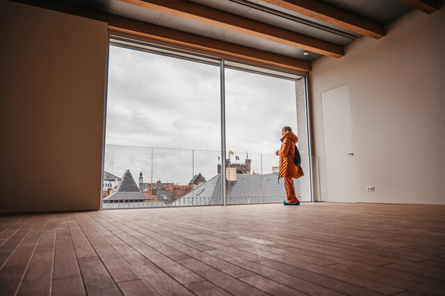 De nieuwe vleugel van het Design Museum.
