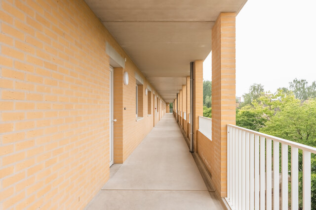 De nieuwe sociale woningen in de Agaatstraat. © Martin Corlazzoli