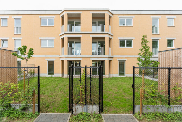 De nieuwe sociale woningen in de Berkhoutsheide. © Martin Corlazzoli