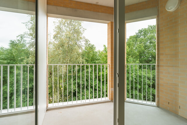 De nieuwe sociale woningen in de Berkhoutsheide. © Martin Corlazzoli