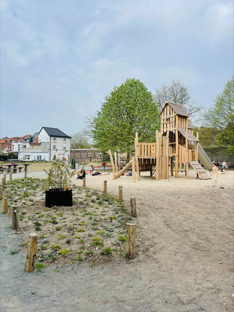 Het Wasparkje kreeg een grondige heraanleg.