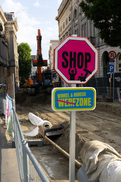 De nieuwe campagne op de Petercelle-as.