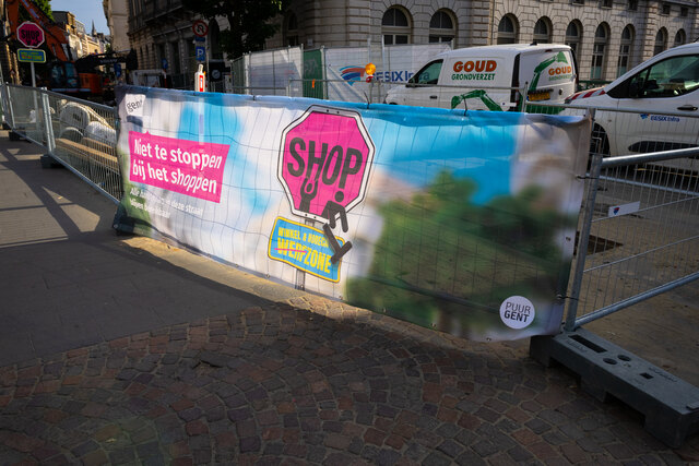 De nieuwe campagne op de Petercelle-as.