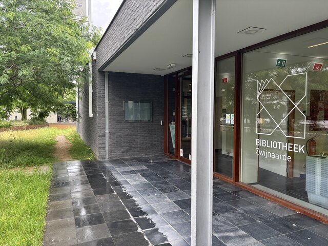 De bib in Zwijnaarde.