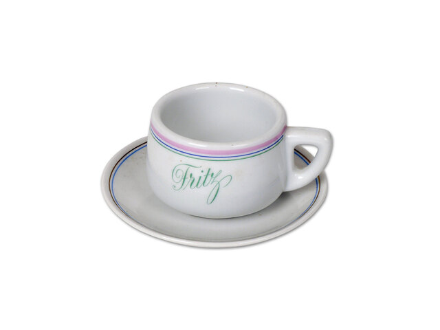 Een tasje uit de jaren 20 van de populaire tearoom Fritz in de Veldstraat. Op de thé dansant van Fritz wordt zelfs in de namiddag gedanst. Collectie Philippe Bockstael