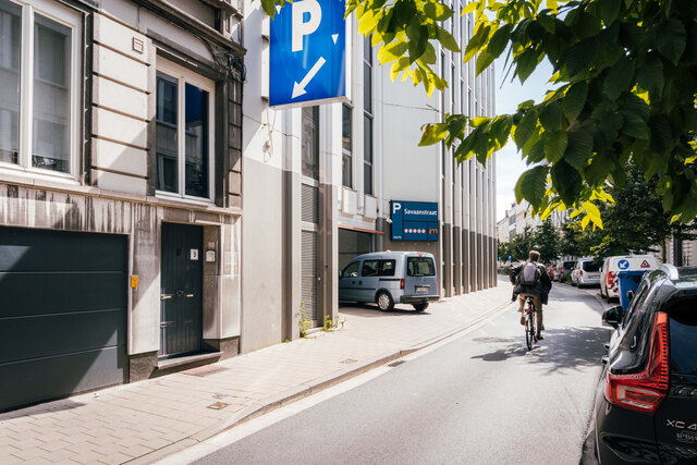 De parking aan de Savaanstraat.