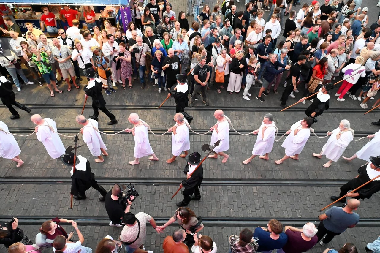 De Stroppenstoet tijdens de Gentse Feesten van vorig jaar.