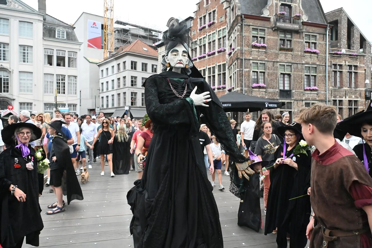 Een beeld van de heksenstoet tijdens de Gentse Feesten vorig jaar.