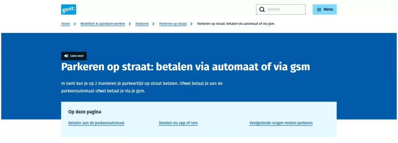 Dit is de enige juiste pagina die bezoekers krijgen na het scannen van de officiële QR-code.
