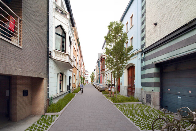 Een toekomstbeeld van de Vijfwindgatenstraat.
