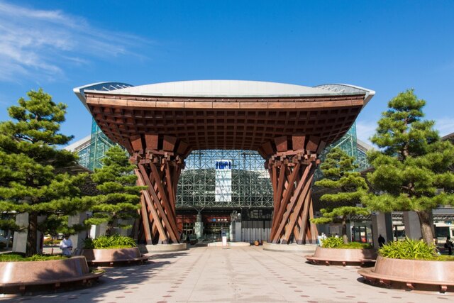 Het station van Kanazawa. Foto visitkanazawa.jp