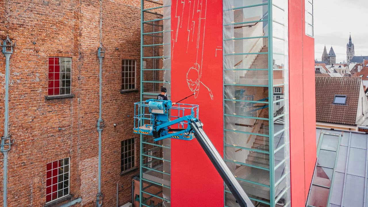 Fred Battle aan de slag bij het Industriemuseum.