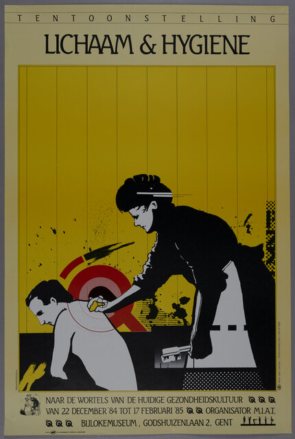 Een van de affiches in de mini-expo.