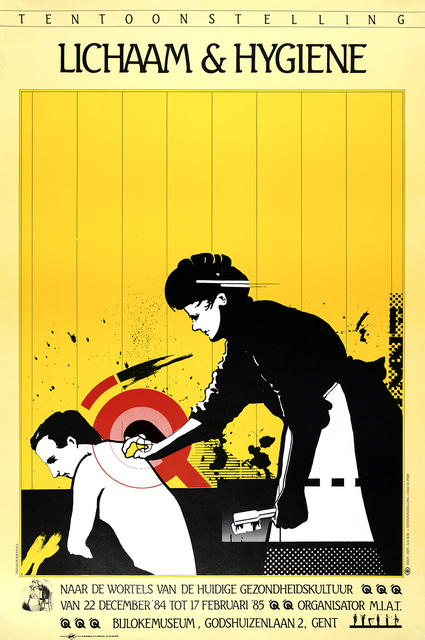 Een van de affiches in de mini-expo.