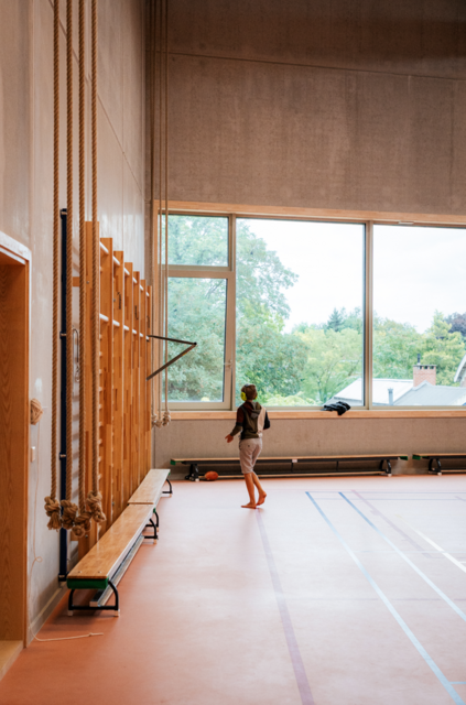 De nieuwe thuisbasis van de kinderen van freinetschool 't Sas.