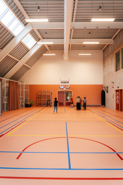 De nieuwe thuisbasis van de kinderen van freinetschool 't Sas.