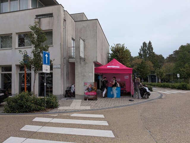 De tent stond vorige week in Oostakker.