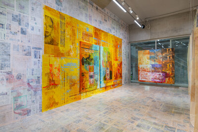 _DSC2887  Depot Solo #1 - Mandy El-Sayegh, installation view, Depot of Museum Boijmans Van Beuningen, 2025. Photo Damian Griffiths