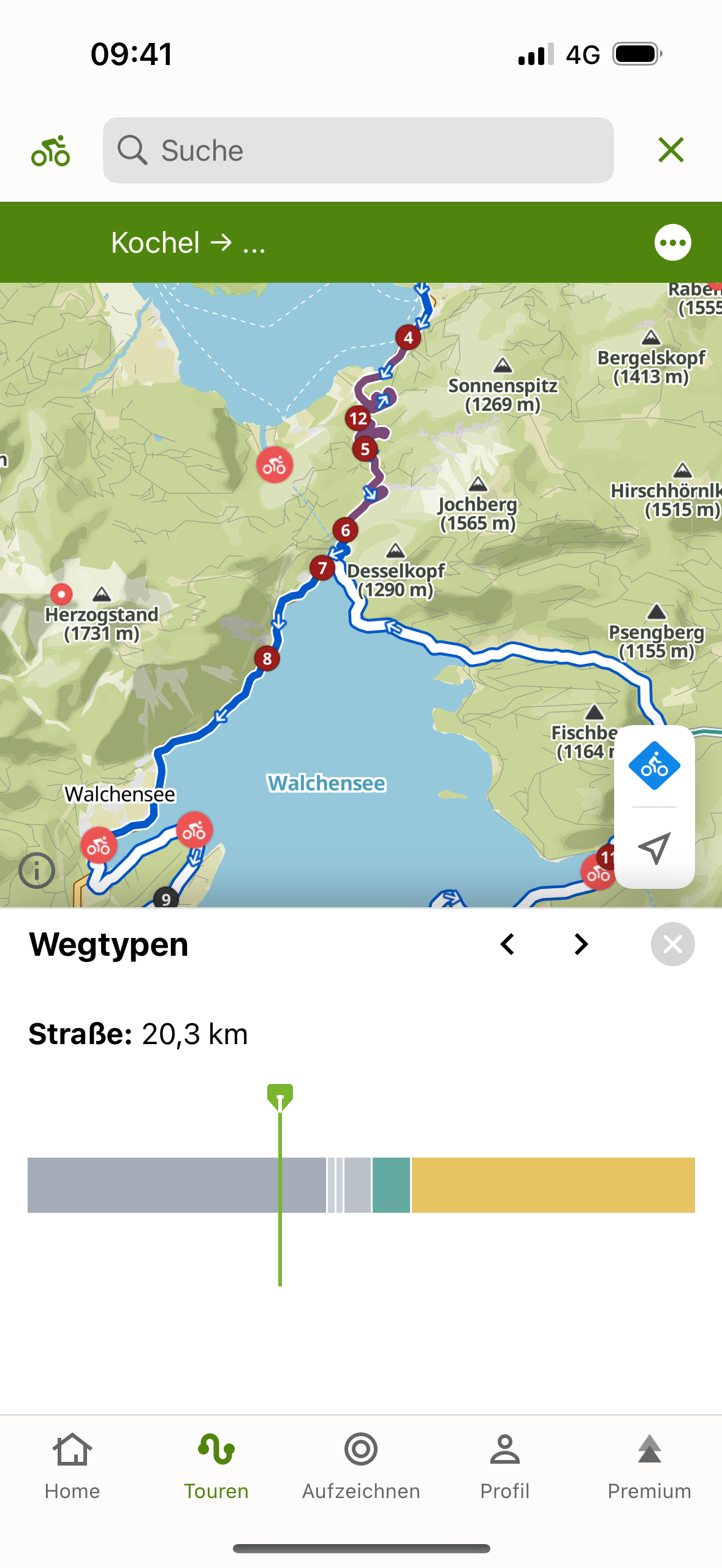 Kits De Prensa Route Plan Features DE Komoot App Screenshots Sala 