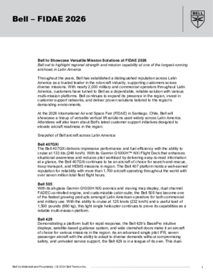 Bell - FIDAE 2026