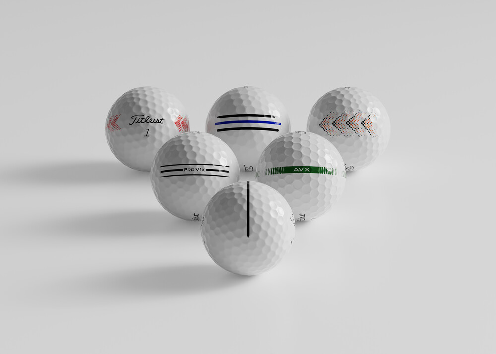 Titleist AIM golf ball models